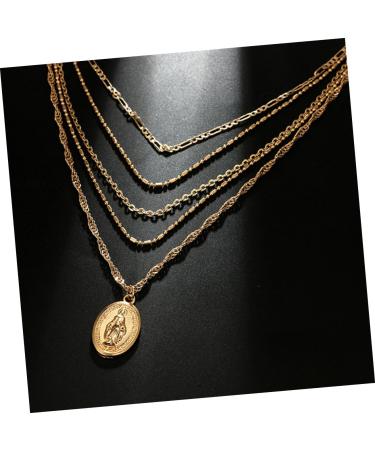 FOYTOKI 5 Choker Necklace for Women Choker Necklaces for Women Multilayer Necklace European and American - Buy Online on GoSupps.com