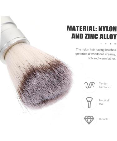 Beavorty Stainless Steel Shaving Brush for Men - Premium Beard & Hair Grooming Tool - Buy Online on GoSupps.com
