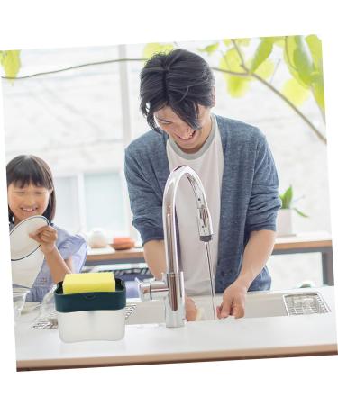 Ciieeo 1 Set Push Soap Dispenser Washing Soap Dispenser Hand Wash Dispenser Dishwashing Soap Holder Dishwasher Liquid Dispenser Soap Dispenser for Kitchen Sponge Dish Soap Abs - Buy Online on GoSupps.com