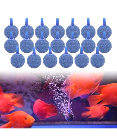Zoominyy sandstone ventilated stone oxygen pump oxygen pump ventilated stone blue 20 pieces of oxygen -ventilated stone for aquarium