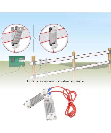 Buy 2-Part Polyethylene Band Fence Connector | Stainless Steel Clip for 20-40mm Width | Ideal for Pasture Fence Tape & Rope - Buy Online on GoSupps.com