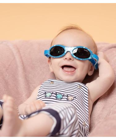 Kiddus Baby Sunglasses for Newborn to 2 Years | UV400 Coating | Fuchsiaflower Pattern - Buy Online on GoSupps.com