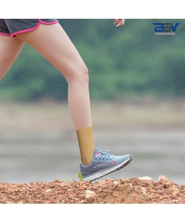 Ankle Brace Compression Support for Sprains & Tendinitis - X-Large Skin Color | Pain Relief for Men & Women - Buy Online on GoSupps.com
