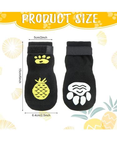 Reginary 16-Piece Anti-Slip Dog Socks for Small to Medium Dogs - Traction Control Skid for Hardwood Floors - Medium Size - Buy Online on GoSupps.com