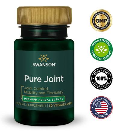 Swanson Joint Health Support Herbal Supplement - 30 Veg Caps, Vegan-Friendly - Buy Online on GoSupps.com