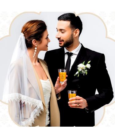 Cunhill 36 Pack 'We Tied the Knot' Shot Glasses Set - 1.2 Ounce Acrylic Funny Wedding Favor for Bridal Party (Classic) - Buy Online on GoSupps.com
