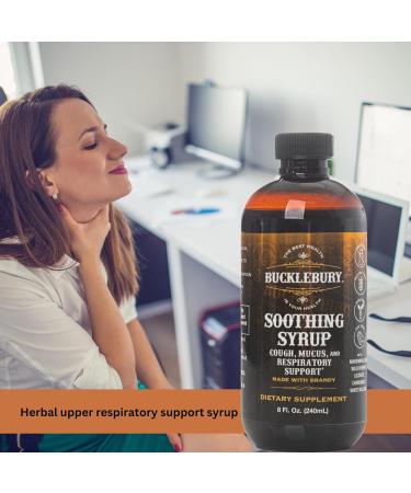 Bucklebury Soothing Herbal Syrup - Upper Respiratory Support Supplement - 8 fl oz - Buy Online on GoSupps.com