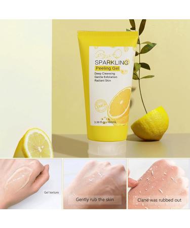  Rakiuty Exfoliating Gel Scrub Brightening Exfoliating Peeling Gel Exfoliating Body Scrub Women's Face Scrub 100 ml - Buy Online on GoSupps.com