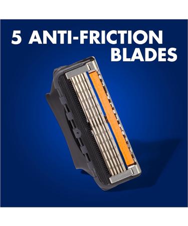 Gillette ProGlide Razor Blades Men Pack of 8 Razor Blade Refills with Precision Trimmer 5 Anti-Friction Blades (Packaging May vary) - Buy Online on GoSupps.com