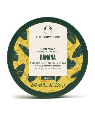 The Body Shop Banana Truly Nourishing Hair Mask  8.2 Fl Oz (Vegan) - Buy Online on GoSupps.com