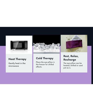 Zen Nation Lavender and Flaxseed Yoga Eye Pillow with Washable Cover - Natural Aromatherapy for Relaxation, Sleep, and Stress Relief - Buy Online on GoSupps.com