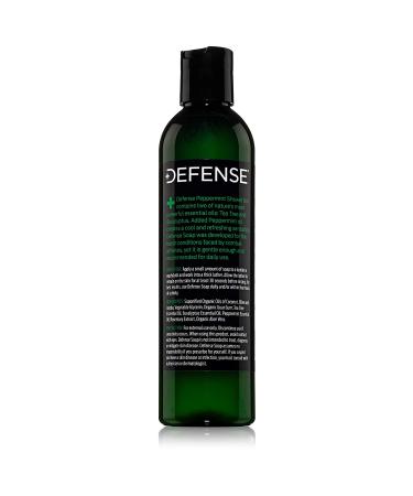 Defense Soap Peppermint Body Wash Shower Gel 8 Oz (Pack of 2) | Tea Tree & Eucalyptus Oil | Natural Formula | 16 Fl Oz Total - Buy Online on GoSupps.com