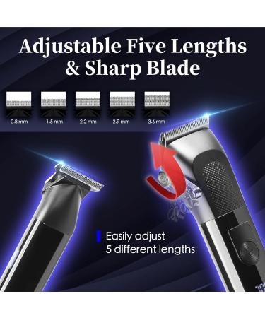Ukeety Professional Hair Clippers for Men | Cordless Hair Cutting Kit with LED Display & T-Blade | Rechargeable Beard Trimmer & Bikini Trimmer - Buy Online on GoSupps.com
