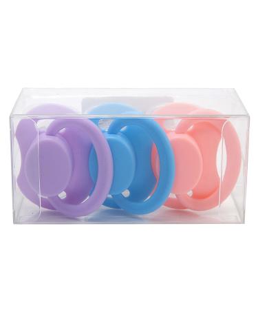 LittleForBig Bigshield Generation-II Big Sized Pacifier 3 Pack - Pink Blue Lavender - Buy Online on GoSupps.com