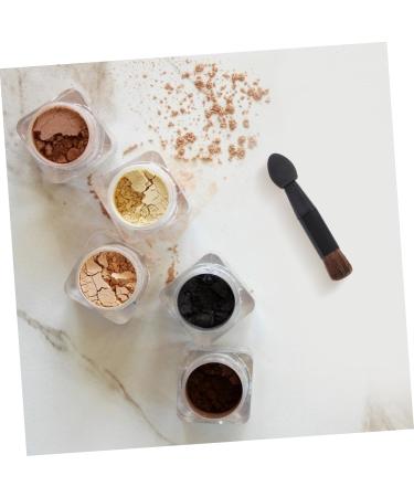 Mikinona 10pcs Double Ended Eye Shadow Stick Eye Makeup Makeup Eyeshadow Makeup Brush Horse Hair - Buy Online on GoSupps.com