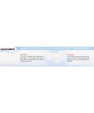 Mentadent Daily White Family Toothpaste 75ml - Buy Online on GoSupps.com