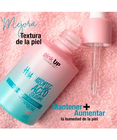 PINK UP Hyaluronic Acid Serum| Hyaluronic Acid| Face Serum| Deep hydration to facial skin| Minimizes expression lines| Dalays the sings of aging | Model PKSK07 - Buy Online on GoSupps.com