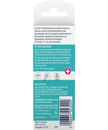 Flint Med Mosquito Stick - Relieve Itching & Soothes Skin for Kids - 60 Applications - Natural Ingredients - Buy Online on GoSupps.com