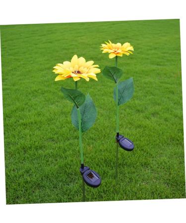 3pcs Floral Decor Outdoor Decorative Lights LED Decor Outdoor Solar Garden Decor Solar Landscape Light Sunflower Lawn Lamp Solar LED Flower Light Solar LED Flowers Landscape Lamp (Assorted Color) - Buy Online on GoSupps.com