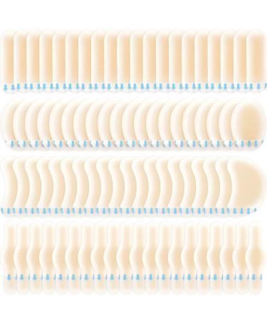 SATINIOR Blister Pads Bandages Blister Gel Guard Waterproof Blister Prevention Cushions for Fingers Toes Forefoot and Heel (80 Pieces)