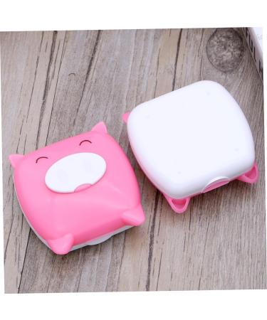SOLUSTRE 2pcs Cute Lens Case Stylish Lens Storage Box for Safe Travel & Protection | International Shipping Available - Buy Online on GoSupps.com