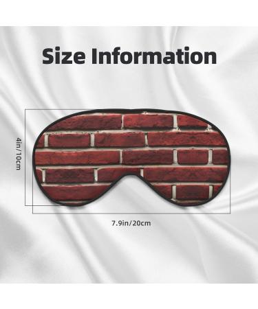 SSIMOO Brick Red Soft Sleep Eye Mask - Breathable Travel Eye Patch for Women | Relaxation & Comfort - Buy Online on GoSupps.com