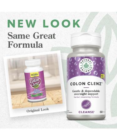 Natural Balance Colon Clenz Herbal Colon Cleanse & Detox - Gentle Overnight Formula 60ct - Buy Online on GoSupps.com