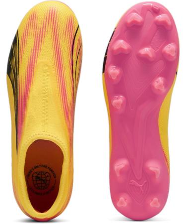 PUMA Unisex Kids Ultra Match Ll FG/AG Jr Soccer Shoe - 34 EU Sun Stream/Puma Black/Sunset Glow - Best for International Shipping - Buy Online on GoSupps.com