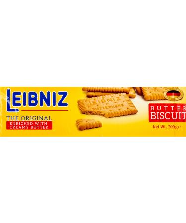 Bahlsen Leibniz Butter Biscuit Cookies (1 box) | Our classic original buttery biscuits (7 ounce boxes) Butter Leibniz 7 Ounce (Pack of 1)