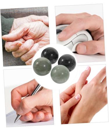 Beaupretty 8 Sets Ball Massage Tools - Round Planet Massage Device for Adults | Black Rolls & Handmade Marble Fitness Balls for Hand Exercises - Buy Online on GoSupps.com