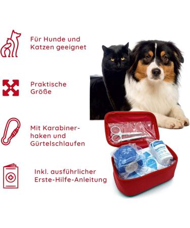 24-Part Dog & Cat First Aid Set | Essential Travel Pharmacy & Emergency Health Products - Buy Online on GoSupps.com
