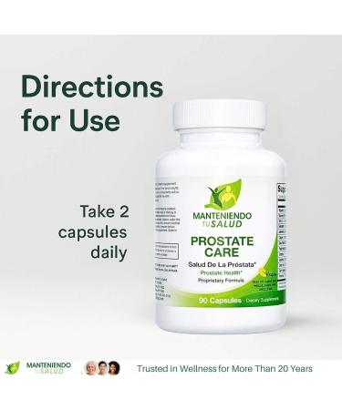 Manteniendo Tu Salud Prostate Care Saw Palmetto Extract 60 Capsules - Buy Online on GoSupps.com