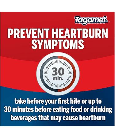 Tagamet HB 200mg Cimetidine Acid Reducer - 70 Count Heartburn Relief Tablets - Buy Online on GoSupps.com