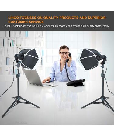 LINCO Lincostore Photography Table Top Studio Lighting Kit - Easy 30 Second Storage - Buy Online on GoSupps.com