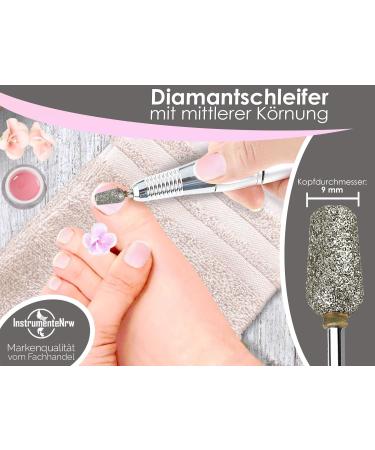 Foot Care Diamond Grinder Callus Remover - Professional Pedicure Tool for Effective Callus Removal - Buy Online on GoSupps.com