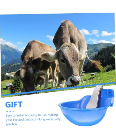 Yardenfun Stainless Sink Farm Feeding Water Bowl Livestock Drinking Bowl Drinking Fountain Tool Large - Buy Online on GoSupps.com