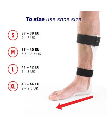 Neo-G Foot Drop Brace AFO - Class 1 Medical Device for Drop Foot Nerve Injury Relief - L - Right - Buy Online on GoSupps.com