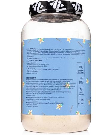 NAKED Shake - Vanilla Protein Powder - Plant Based Protein Shake with Mct Oil Gluten-Free Soy-Free No Gmos Or Artificial Sweeteners - 30 Servings Vanilla 2.1 Pound (Pack of 1) - Buy Online on GoSupps.com