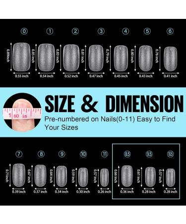 TOMICCA 4-in-1 Nail Extension Kit with 150 Short Oval Nails & Glue Gel - DIY Acrylic Nail Art Set for Women & Girls - Buy Online on GoSupps.com