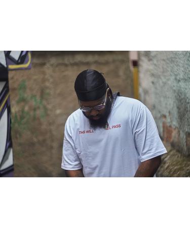 ForceWave 2 Pack Silky Durag for Men & Women - Premium Satin Deluxe Black Waves - Buy Online on GoSupps.com