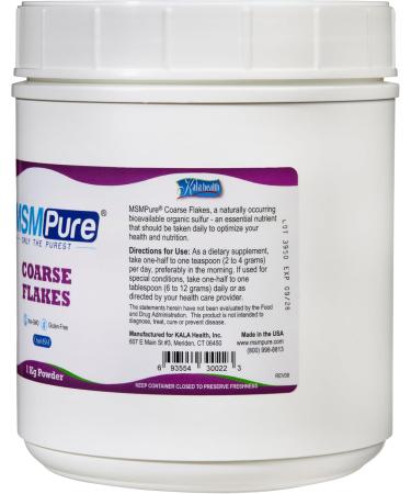 KALA HEALTH MSMPure Coarse Flakes 2.2 lb and Muscle & Joint Cream 2oz Bundle - Buy Online on GoSupps.com