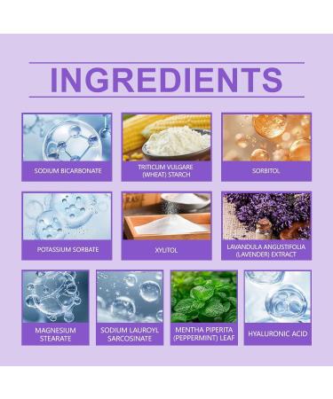 Purple Tooth Powder Lightens Surface Stains On Teeth Provides Lasting Freshness Enhances Oral Comfort and is Easy for Daily Use(3pcs) 1 Count (Pack of 1) - Buy Online on GoSupps.com