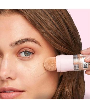 Maybelline New York Instant Age Perfector Glow 4-in-1 Concealer BB Cream Lightening Primer Color 1.5 Light Medium with Application Sponge 2 Bottles of 20 ml - Buy Online on GoSupps.com
