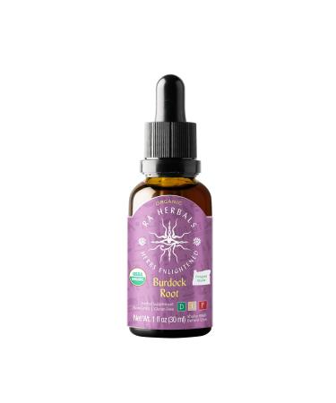 Sun God Medicinals Ra Herbals Organic Burdock Root Liquid Extract - Detox Support - 1 fl oz