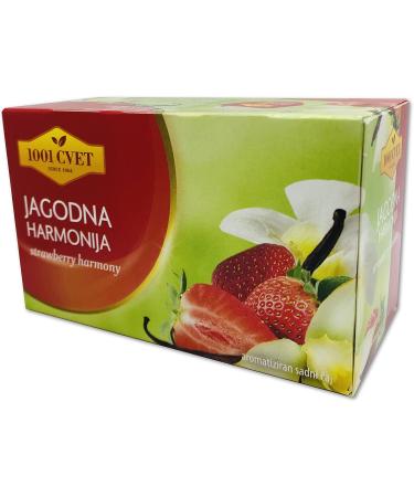  UPSY Alpine Fruit Tea Best herbal tea with the harmonious taste of strawberry 4 packs of 20 tea bags (80 tea bags) (strawberry herbal tea 80 tea bags) - Buy Online on GoSupps.com