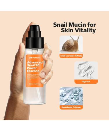 96% Snail Mucin Serum - Hydrating Facial Essence for Youthful Skin | International Shipping - Buy Online on GoSupps.com