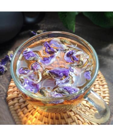  HQZMCTE Naturally Air-Dried Famous Chinese Flower Tea Herbal Tea 30g / 1.05oz Dried Purple Flower Tea for Health - Buy Online on GoSupps.com