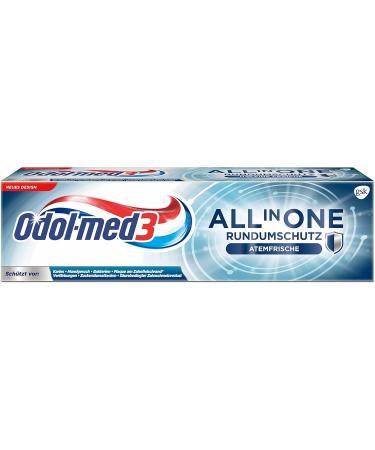Odol-med3 All-in-One Breath Freshening Toothpaste 75ml | Extra Fresh Mouth Protection - Fast International Shipping - Buy Online on GoSupps.com