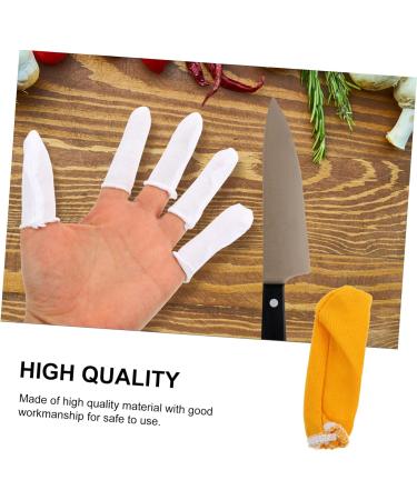 FRCOLOR 120 Pcs Pure Cotton Finger Cots - Reusable Finger Protectors for Cut and Injury Prevention | International Shipping Available - Buy Online on GoSupps.com