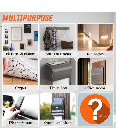 Extra Large Double Sided Mounting Tape Heavy Duty Removable 1.18 Inch x 160 Inch  Clear & Tough  Multipurpose Picture Hanging Strips Adhesive Poster Nano Carpet Tape - Buy Online on GoSupps.com